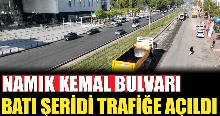 Namık Kemal Bulvarı’nda asfalt çalışmaları devam ediyor!
