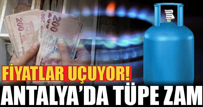 Antalya'da doğal gaz alt
