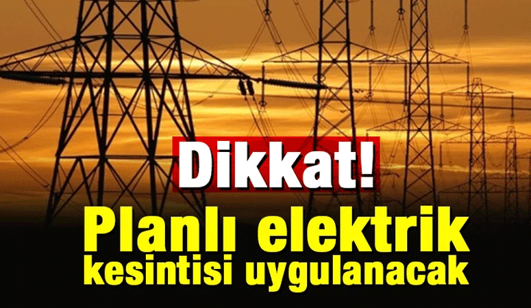 Antalya ve İlçeleri Elektrik Kesintisi! 26 Şubat 2024