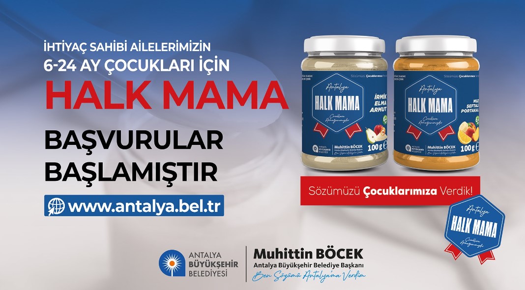 Antalya Büyükşehir Belediye Halk Mama Başvuru Formu!