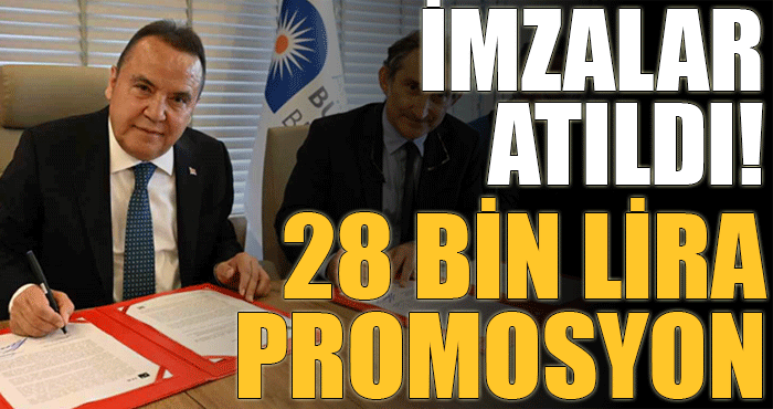 Antalya Büyükşehir personeline 28 bin TL maaş promosyonu!