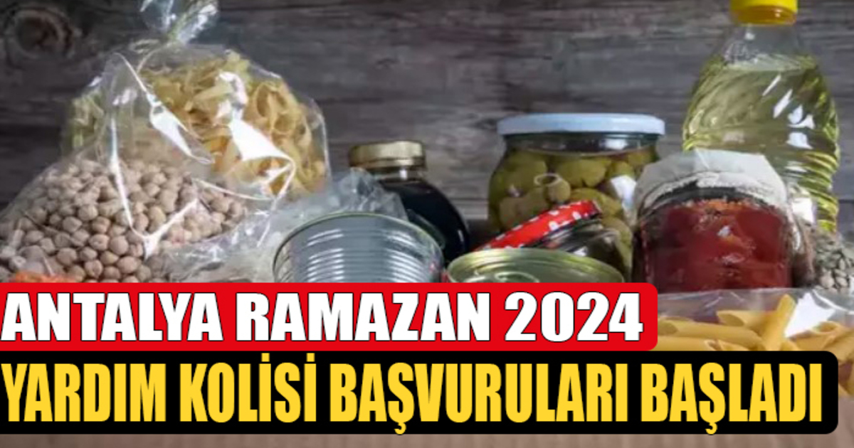 Antalya Büyükşehir Belediyesi Ramazan Yardımı Başvurusu 2024