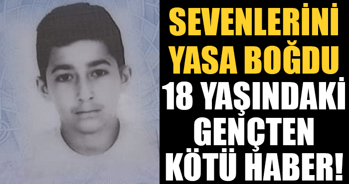 18 yaşındaki Cuma Şandır, trafik kazasında hayatını kaybetti!