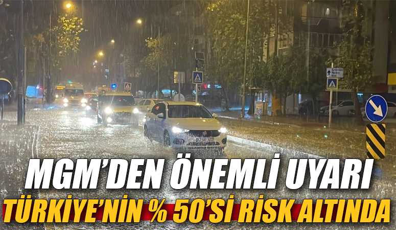 Antalya için meteorolojik uyarı; Şemşiyesiz evden çıkmayın!