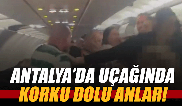 Edinburgh – Antalya uçağında sarhoş yolcu polis memuruna saldırdı!